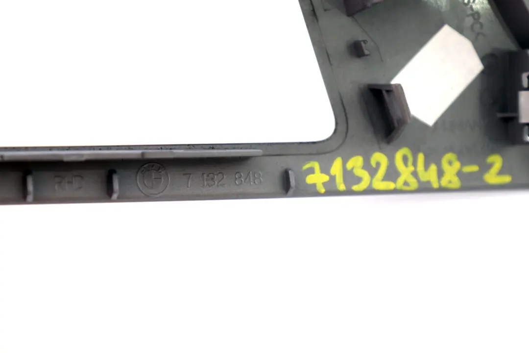 BMW 3 Series E90 E91 Decorative Strip Dashboard Front Right O/S Titan 90 Silver - SKU rhd-7132848-2 - Part number 7132848