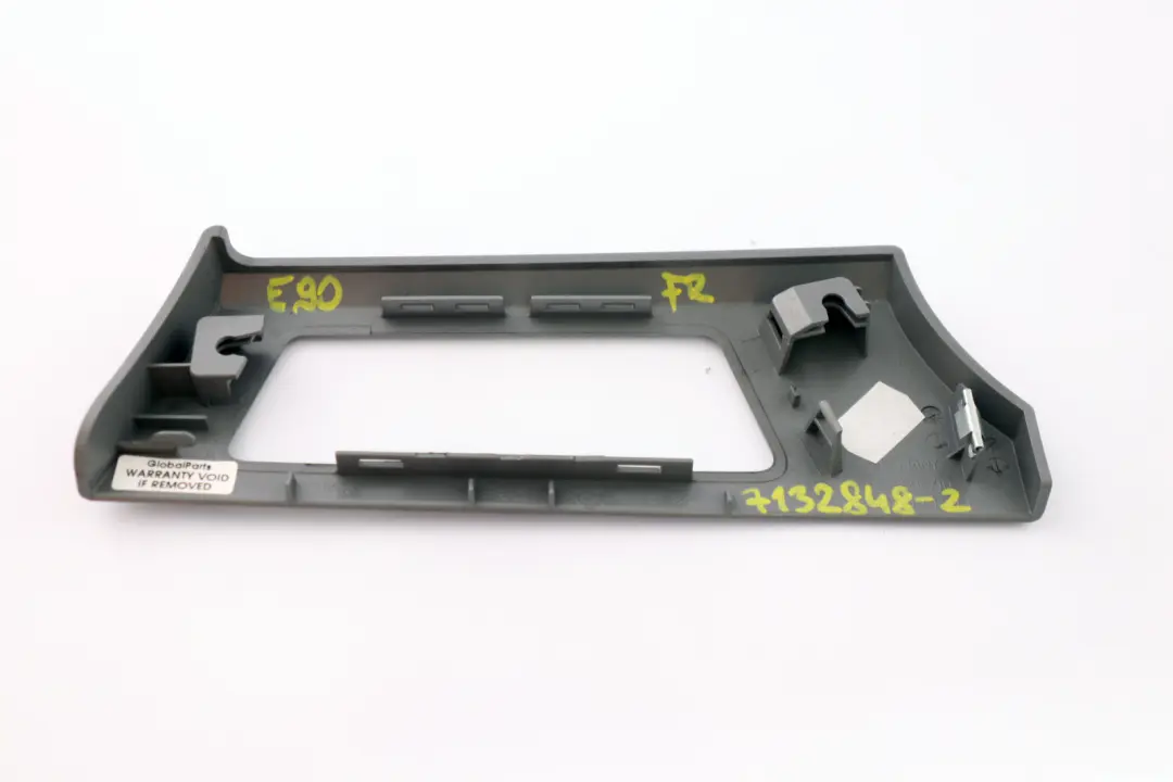 BMW 3 Series E90 E91 Decorative Strip Dashboard Front Right O/S Titan 90 Silver - SKU rhd-7132848-2 - Part number 7132848