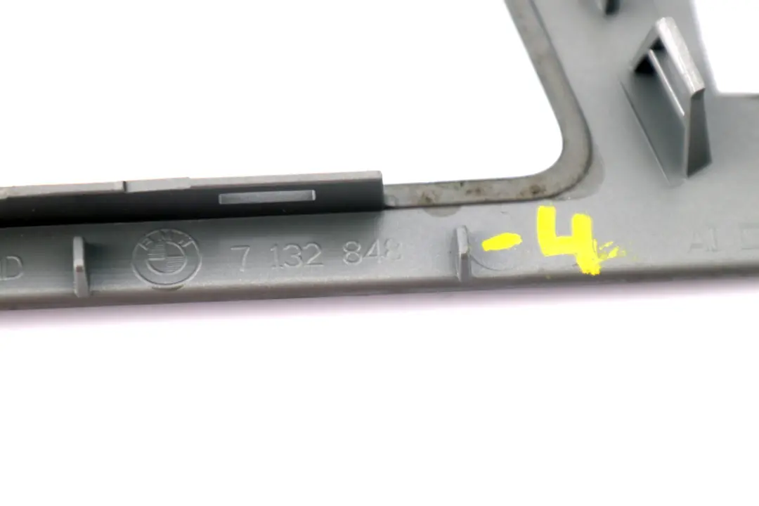 BMW 3 Series E90 E91 Decorative Trim Cover Dashboard Right O/S Titan 90 Silver - SKU rhd-7132848-4 - Part number 7132848