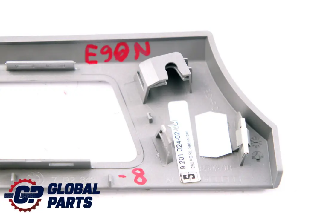 Decorative Strip Dashboard Right Satin Silver to BMW 3 Series E90 E91 LCI E92 E93 with Part number 9197276 BMW 3 Series E90 E91 LCI E92 E93 Decorative Strip Dashboard Right Satin Silver - SKU rhd-7132848-8 - Part number 9197276