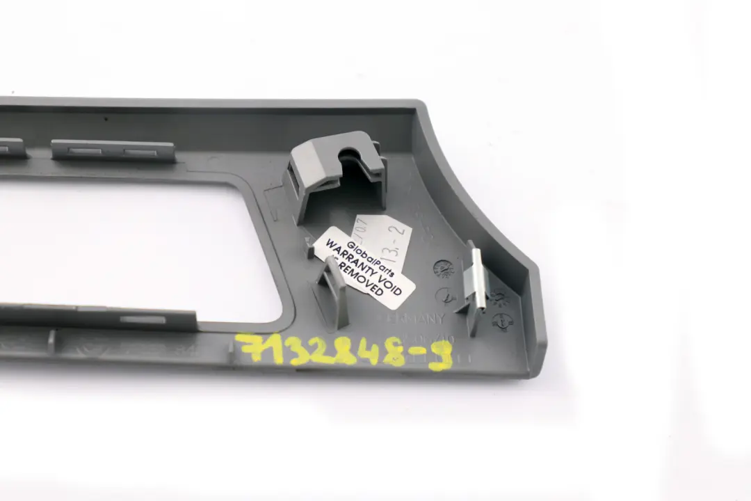 BMW 3 Series 9 E90 E91 Decorative Strip Dashboard Right O/S Titan 90 Silver - SKU rhd-7132848-9 - Part number 7132848