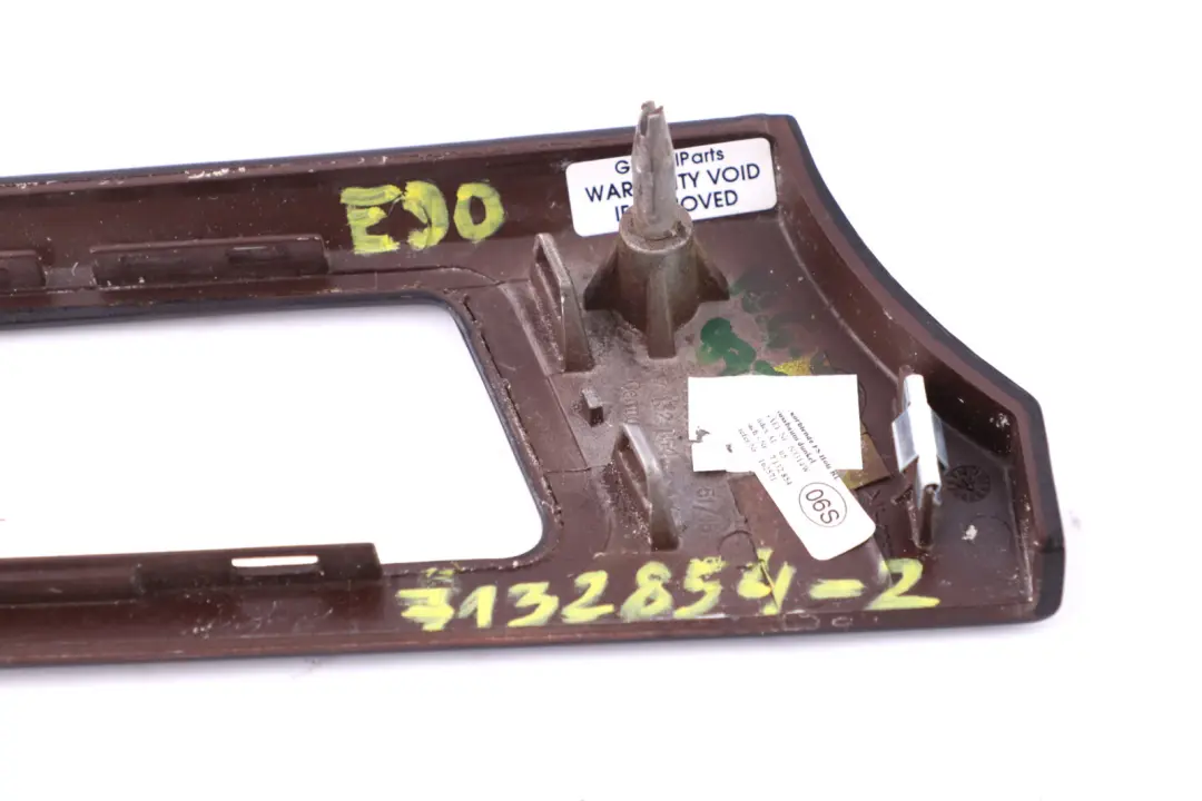 BMW 3 Series 2 E90 E91 Cover Dashboard Trim Wood Burr Walnut Right O/S - SKU rhd-7132854-2 - Part number 7132854