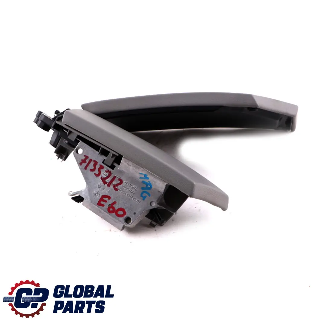 BMW 3 Series E60 E61 LCI 1 Cover Centre Console Armrest Grey - SKU rhd-7133212-1 - Part number 7133212