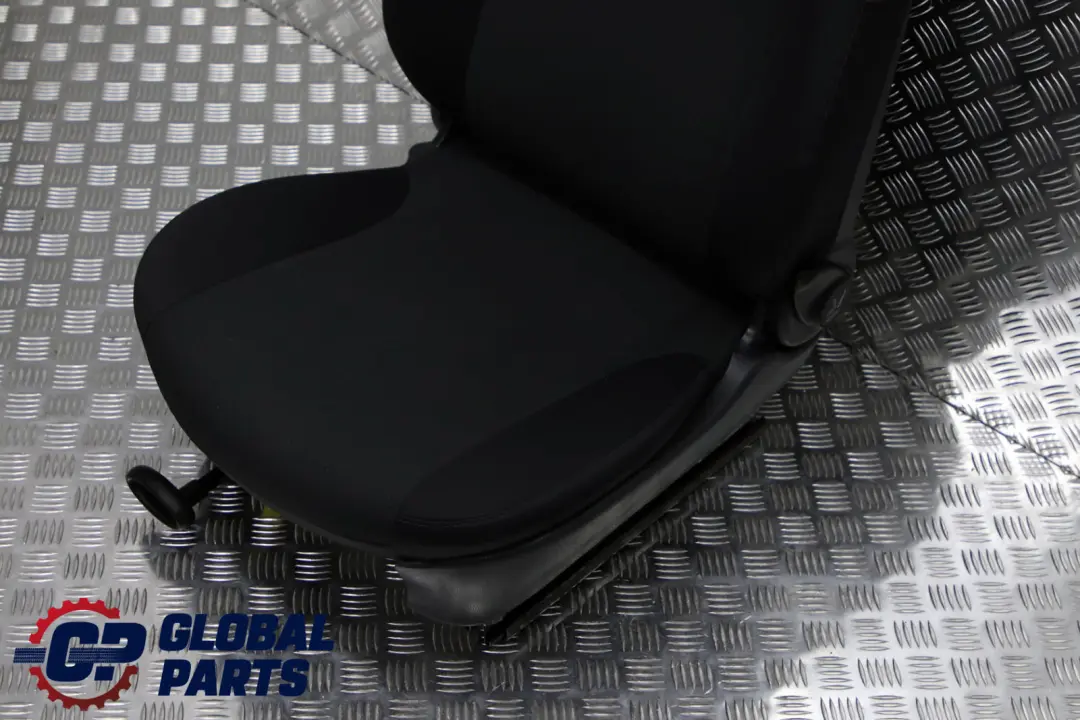 Front Left N/S Cloth Fabric Molette Seat Panther Black to BMW Mini Cooper R50 with Part number 7136293 BMW Mini Cooper R50 Front Left N/S Cloth Fabric Molette Seat Panther Black - SKU rhd-7136293-1 - Part number 7136293