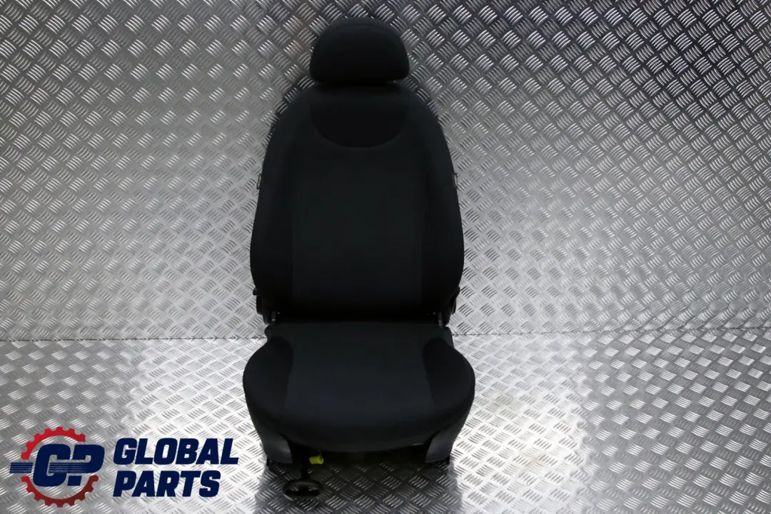 Front Left N/S Cloth Fabric Molette Seat Panther Black to BMW Mini Cooper R50 with Part number 7136293 BMW Mini Cooper R50 Front Left N/S Cloth Fabric Molette Seat Panther Black - SKU rhd-7136293-1 - Part number 7136293