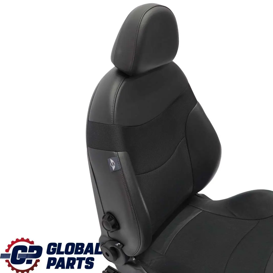 Fabric / Leather Front Left N/S Cloth Sport Seat Black to Mini Cooper One R50 with Part number 7136391 Mini Cooper One R50 Fabric / Leather Front Left N/S Cloth Sport Seat Black - SKU rhd-7136391 - Part number 7136391