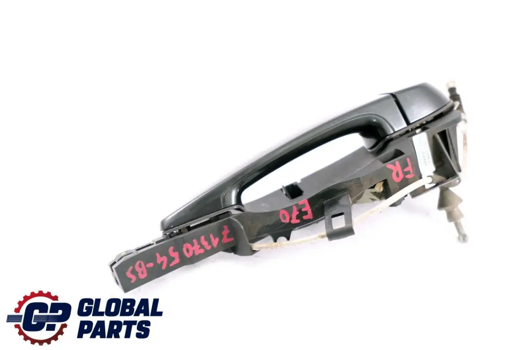 BMW X5 Series E70 Front Right Grab Handle O/S Exterior Black Sapphire 475 - SKU rhd-7137054-BS1 - Part number 7137054