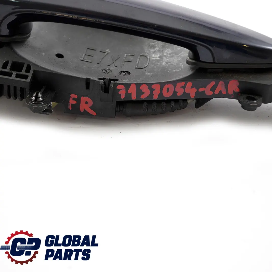 BMW X5 Series E70 Front Right Grab Handle O/S Exterior Carbonschwarz Black 416 - SKU rhd-7137054-CAR - Part number 7137054