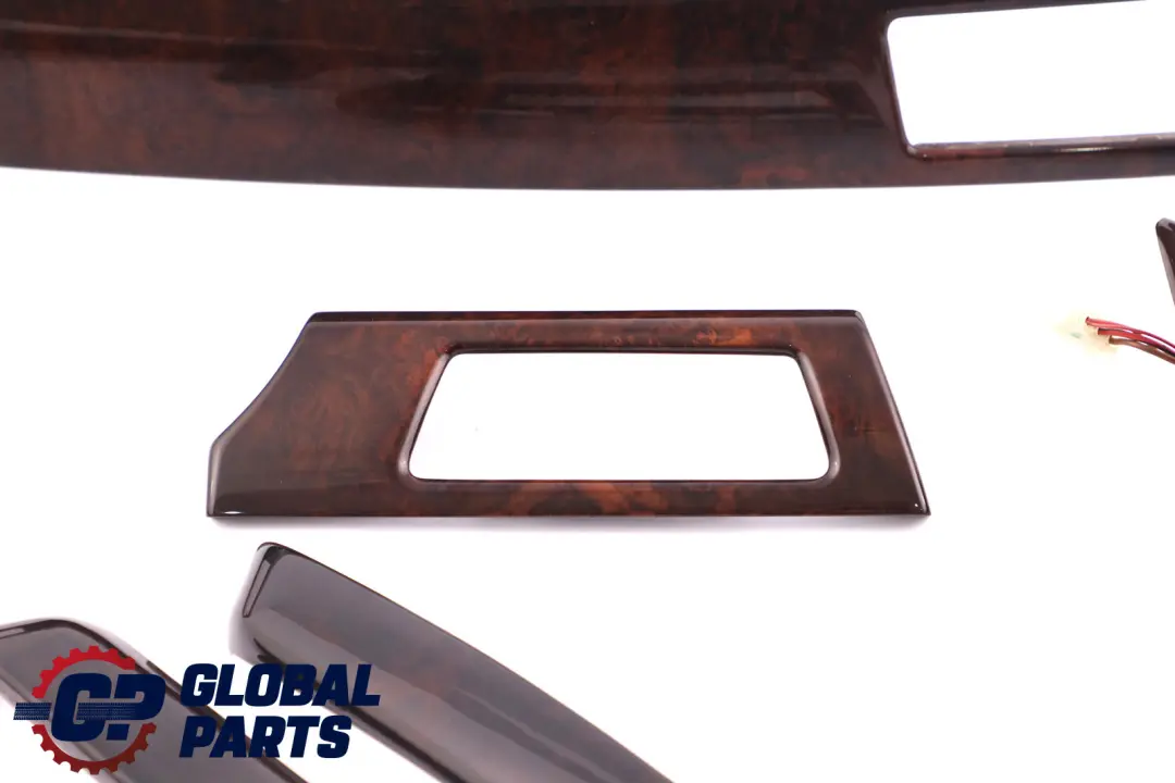 BMW 3 Series 1 E90 Interior Trim Set Dash Dashboard I Drive Wood Burr Walnut - SKU rhd-7137485-1 - Part number 7137485