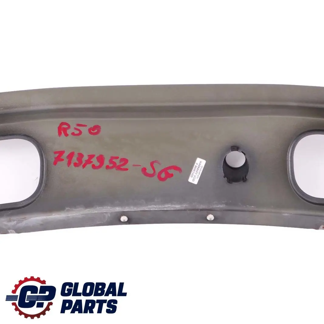 Windscreen Scuttle Panel Cover Dark Silver Metallic to MINI Cooper One R50 R52 R53 with Part number 7137952 MINI Cooper One R50 R52 R53 Windscreen Scuttle Panel Cover Dark Silver Metallic - SKU rhd-7137952-DS - Part number 7137952