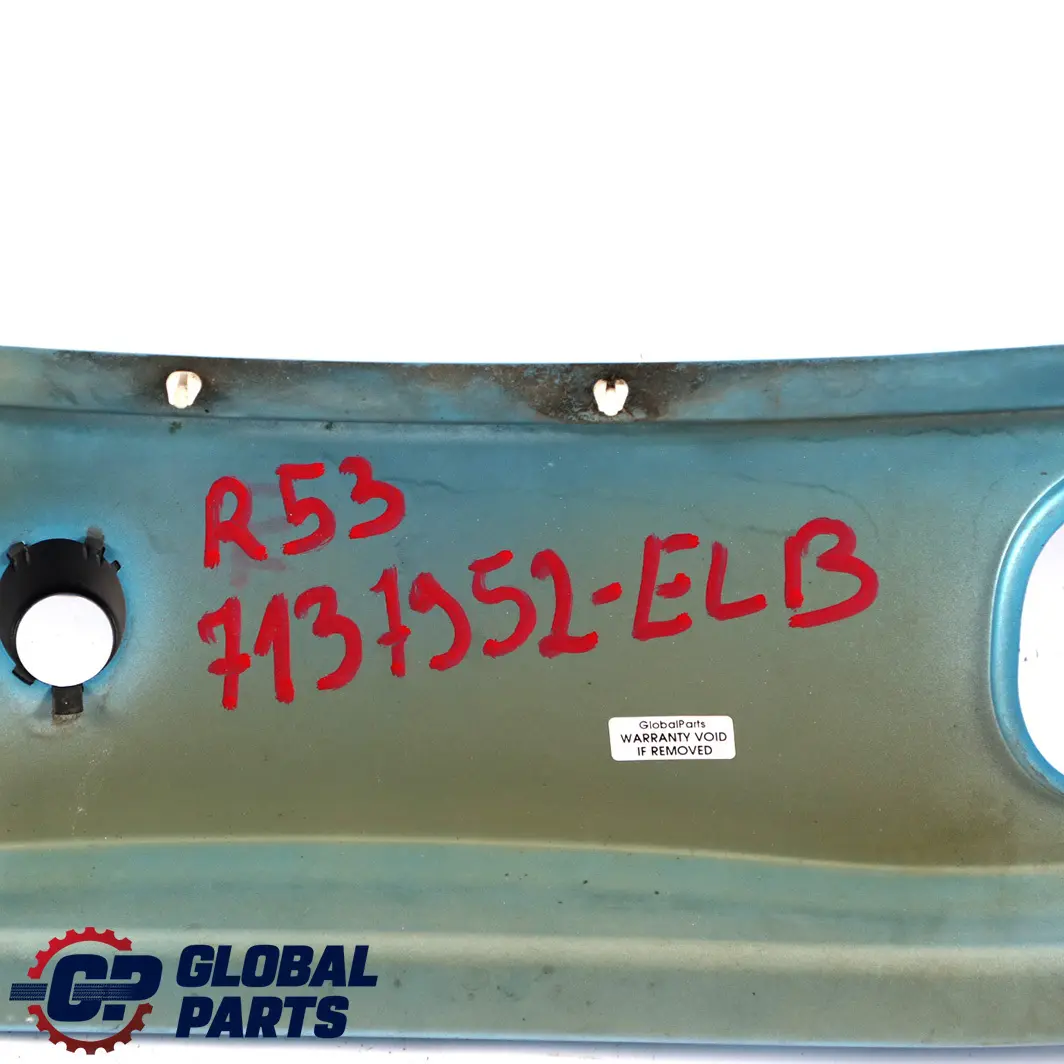 Windscreen Scuttle Panel Cover Electric Blue II - B86 to Mini Cooper R50 R52 R53 with Part number 7137952 Mini Cooper R50 R52 R53 Windscreen Scuttle Panel Cover Electric Blue II - B86 - SKU rhd-7137952-ELB - Part number 7137952
