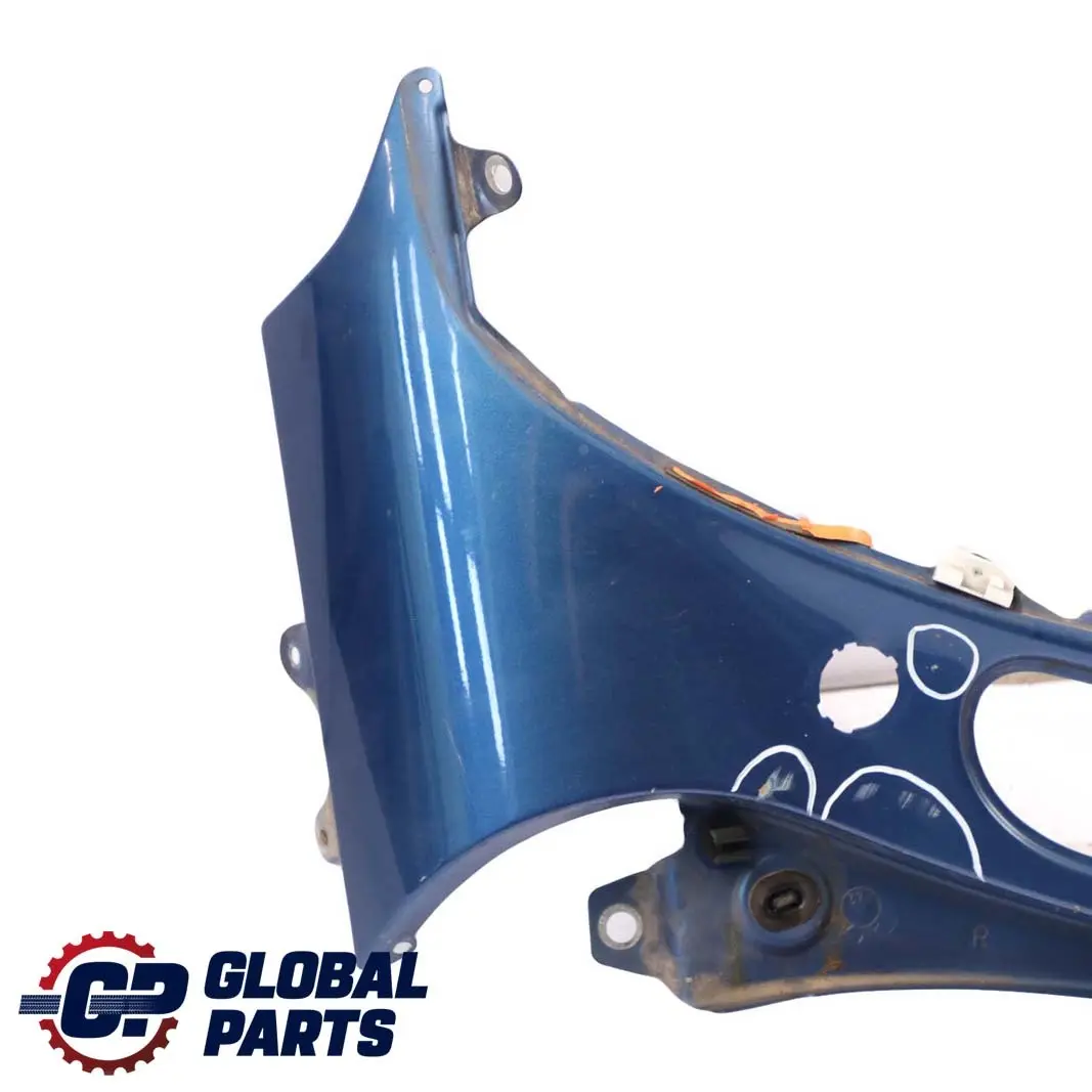 Windscreen Scuttle Panel Cover Lightning Blue to Mini Cooper One R50 R52 R53 with Part number 7137952 Mini Cooper One R50 R52 R53 Windscreen Scuttle Panel Cover Lightning Blue - SKU rhd-7137952-LB - Part number 7137952