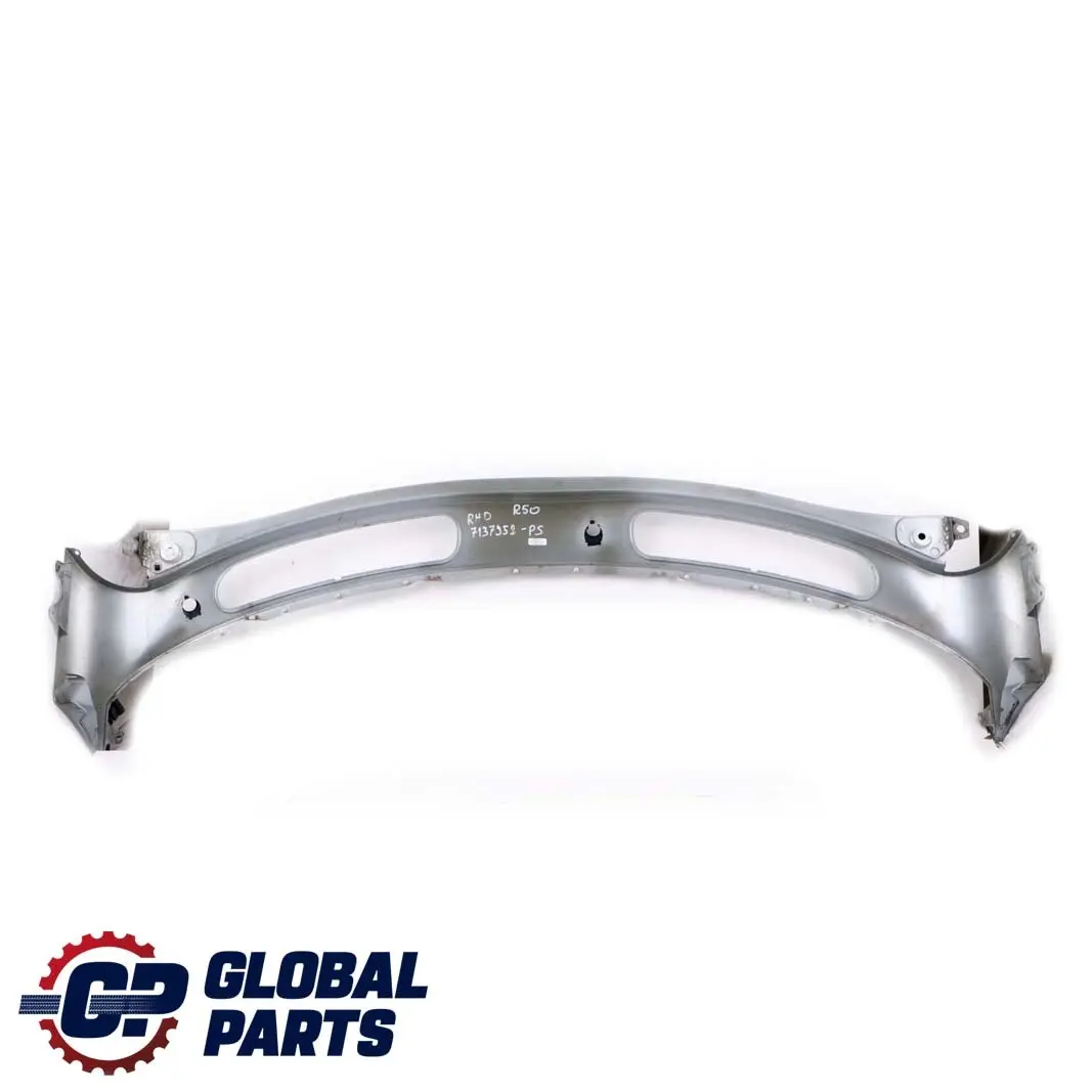 Windscreen Scuttle Panel Cover Pure Silver Metallic to MINI Cooper One R50 R52 R53 with Part number 7137952 MINI Cooper One R50 R52 R53 Windscreen Scuttle Panel Cover Pure Silver Metallic - SKU rhd-7137952-PS - Part number 7137952