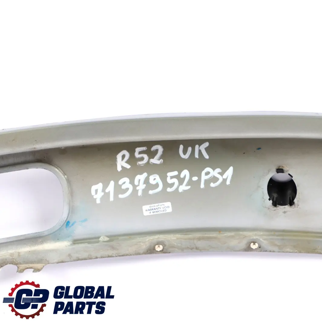 Windscreen Scuttle Panel Cover Pure Silver Metallic to Mini Cooper R50 R52 R53 1 with Part number 7137952 Mini Cooper R50 R52 R53 1 Windscreen Scuttle Panel Cover Pure Silver Metallic - SKU rhd-7137952-PS1 - Part number 7137952