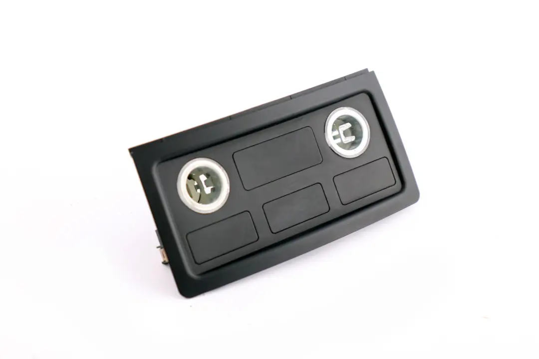 BMW 5 Series E60 E61 Centre Console Rear Storage Plastic Trim Black - SKU rhd-7141081 - Part number 7034100