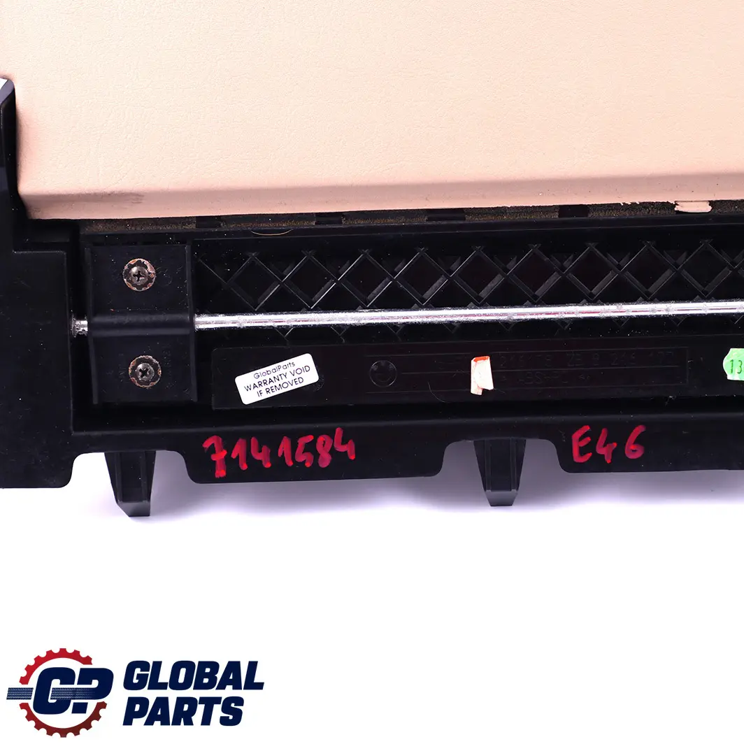 Glove Box Glovebox Dashboard Dash Beige 8216188 to BMW 3 Series E46 with Part number 7141584 BMW 3 Series E46 Glove Box Glovebox Dashboard Dash Beige 8216188 - SKU rhd-7141584 - Part number 7141584