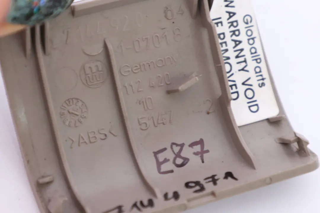 OBD Plug Cover Trim Beige to BMW 1 Series E81 E82 E87 E87N LCI E88 with Part number 7144920 BMW 1 Series E81 E82 E87 E87N LCI E88 OBD Plug Cover Trim Beige - SKU rhd-7144920-2 - Part number 7144920