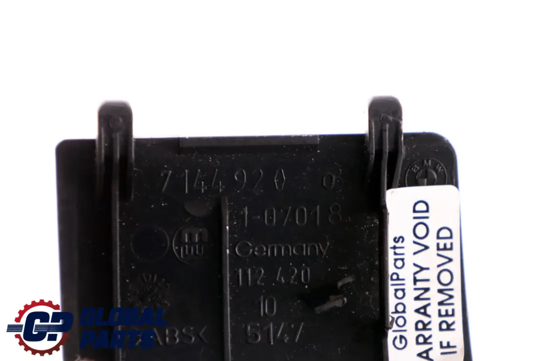 BMW 1 Series E81 E82 E87 E87N E88 OBD Plug Cover Trim Schwarz Black - SKU rhd-7144920 - Part number 7144920