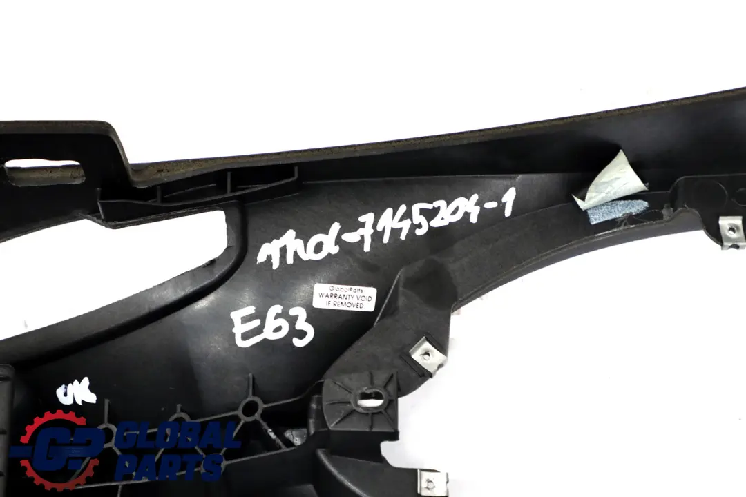 BMW 6 Series 1 E63 E64 Centre Console Armrest Part Basaltgrau Basalt Grey - SKU rhd-7145204-1 - Part number 7145204
