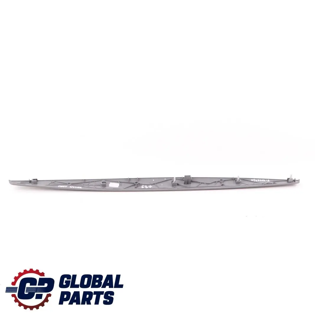 BMW 1 Series 2 E87 Dashboard Panel Centre Trim Strip Titan Matt Silver - SKU rhd-7147013-2 - Part number 7147013