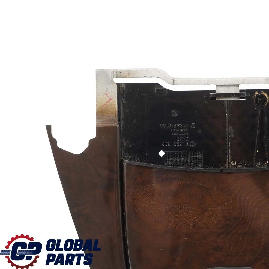 BMW 7 Series 1 E65 E66 Centre Console Wood Ashtray Ash Trim Cover Esche Dunkel - SKU rhd-7152854-1 - Part number 7152854