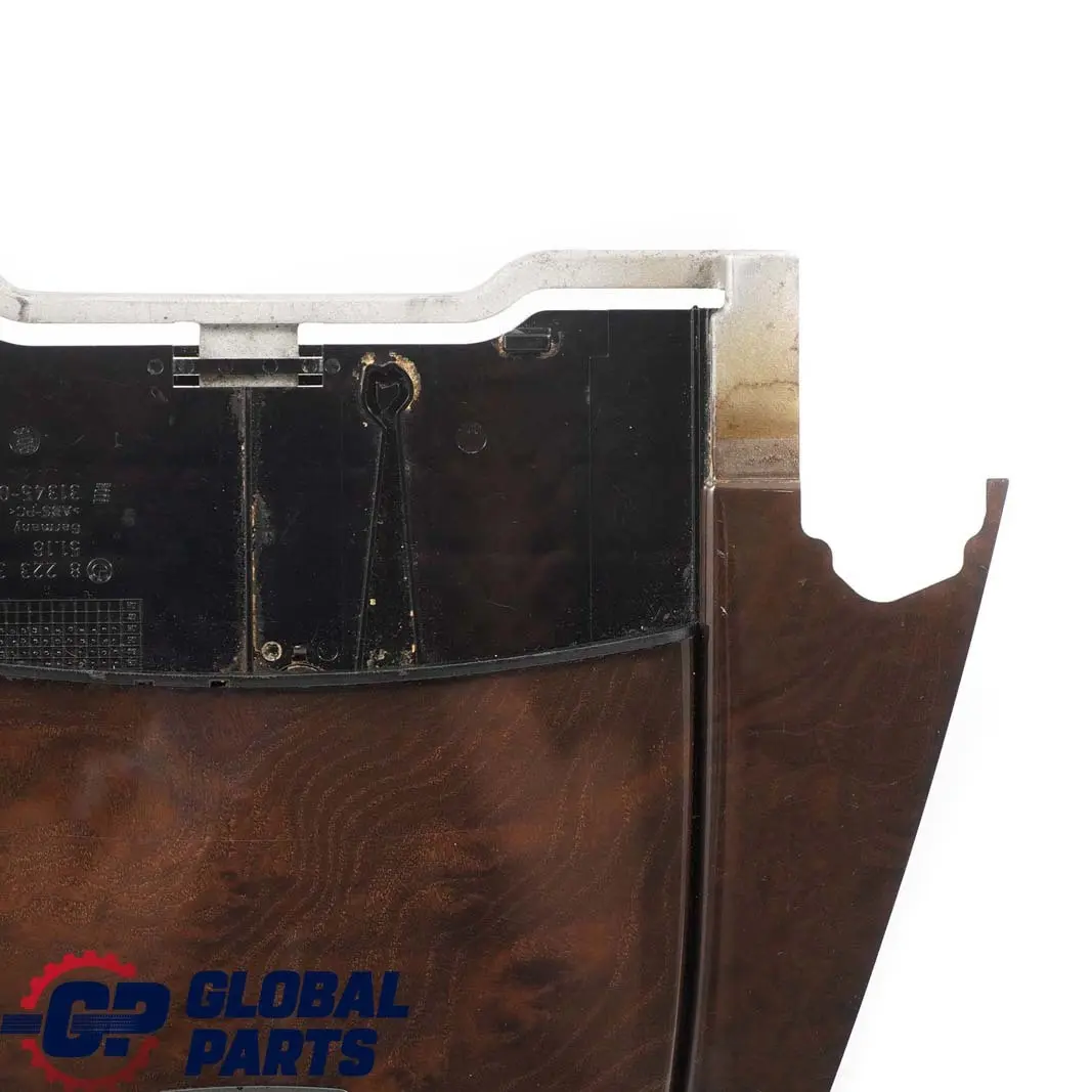 BMW 7 Series 1 E65 E66 Centre Console Wood Ashtray Ash Trim Cover Esche Dunkel - SKU rhd-7152854-1 - Part number 7152854