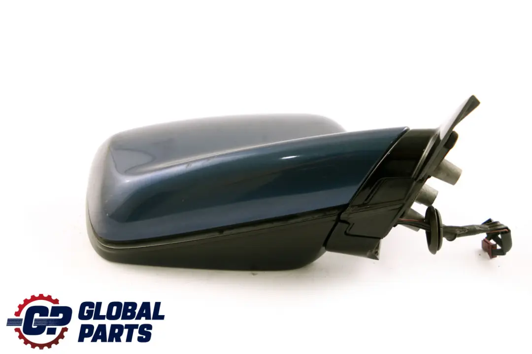 BMW 3 Series E46 Heated Right O/S Wing Mirror Memory Mysticblau Metallic A07 - SKU rhd-7153136-MYS - Part number 7153136