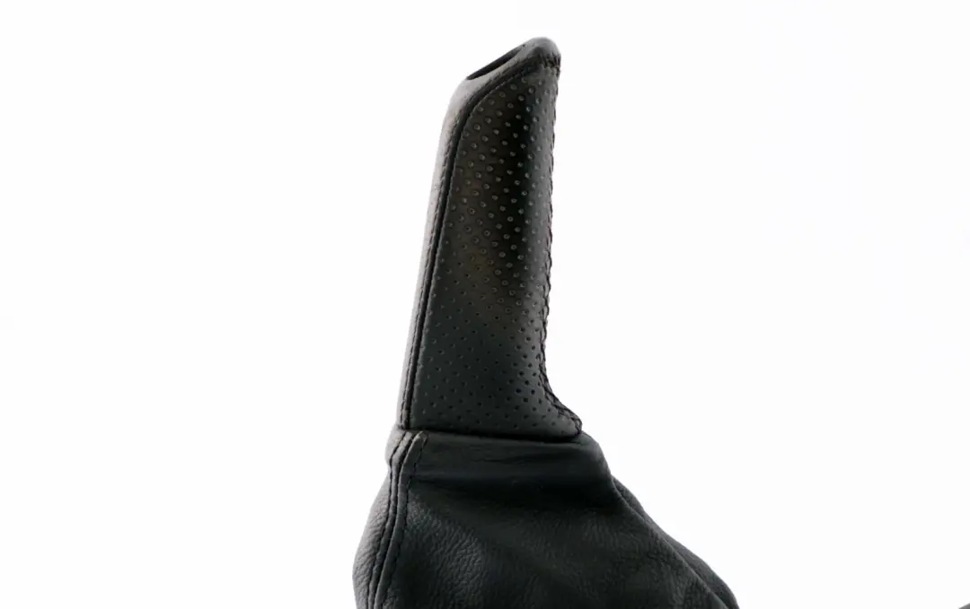 BMW E90 E91 E92 E93 M-Sport Schwarz Leder Handbremshebel Abdeckung - SKU RHD-7155625-1 - Teilenummer 7155625