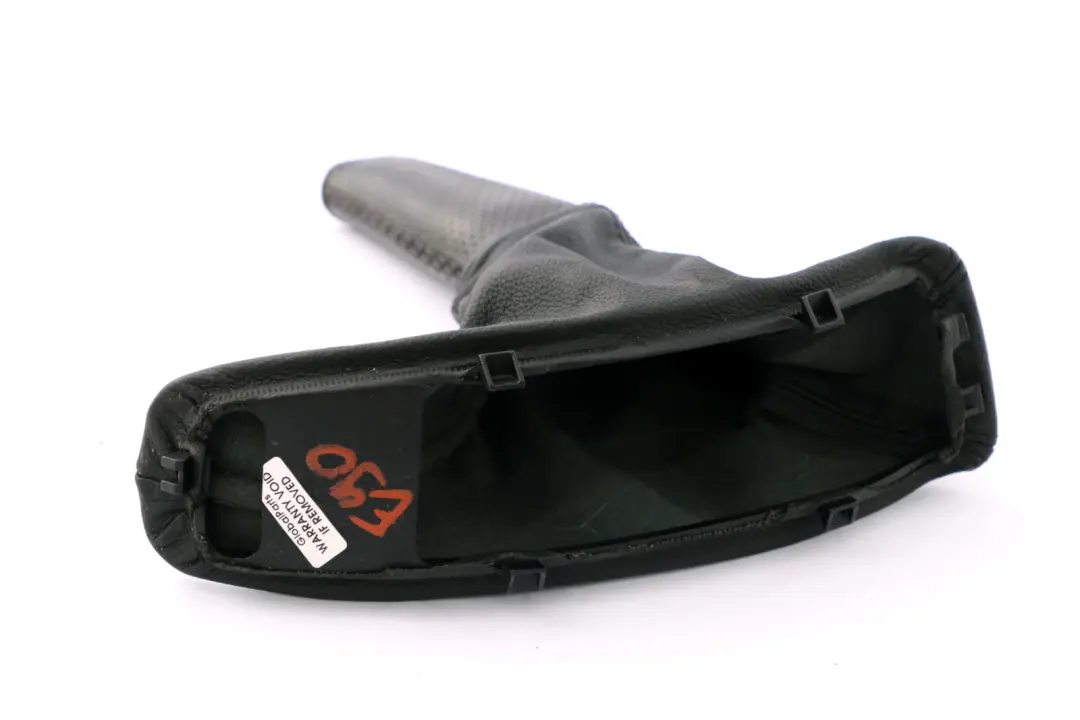 M-Sport Black Leather Handbrake Level Cover to BMW E90 E91 E92 E93 with Part number 7155625 BMW E90 E91 E92 E93 M-Sport Black Leather Handbrake Level Cover - SKU RHD-7155625-1 - Part number 7155625