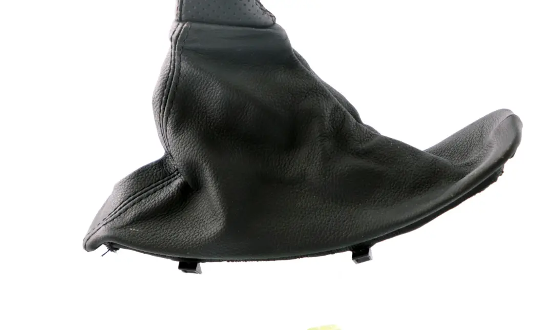 BMW E90 E91 E92 E93 M-Sport Black Leather Handbrake Level Cover - SKU RHD-7155625-1 - Part number 7155625