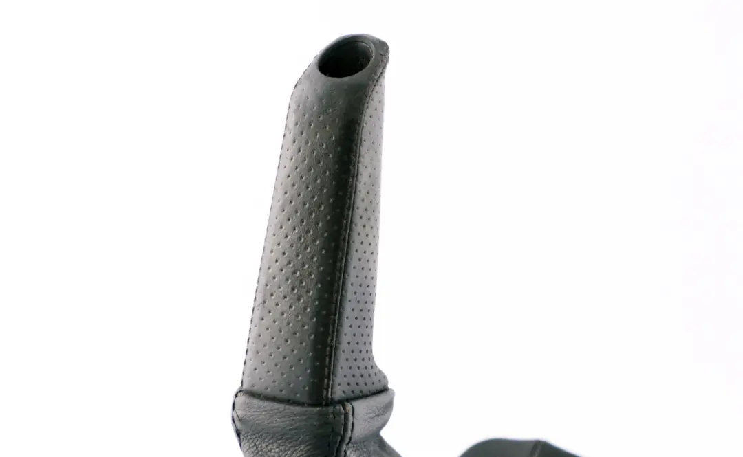 BMW E90 E91 E92 E93 M-Sport Schwarz Leder Handbremshebel Abdeckung - SKU RHD-7155625-1 - Teilenummer 7155625