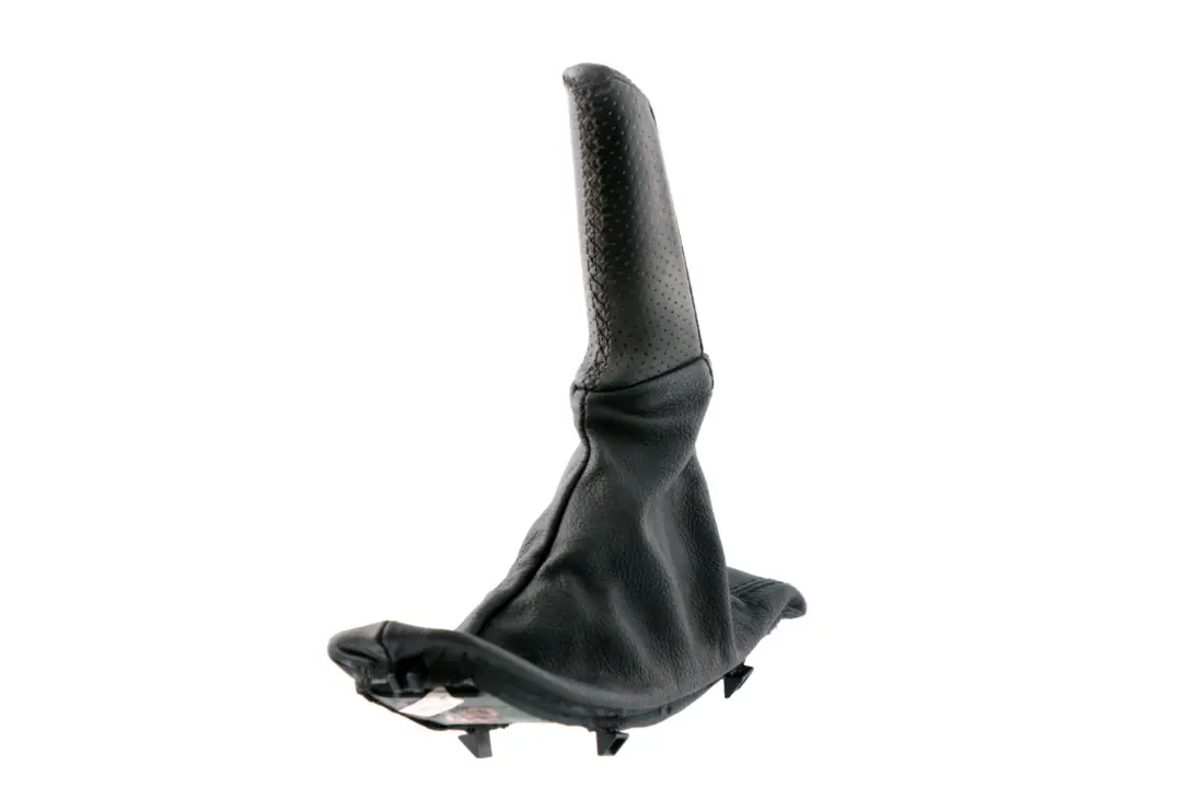 BMW E90 E91 E92 E93 M-Sport Schwarz Leder Handbremshebel Abdeckung - SKU RHD-7155625-1 - Teilenummer 7155625