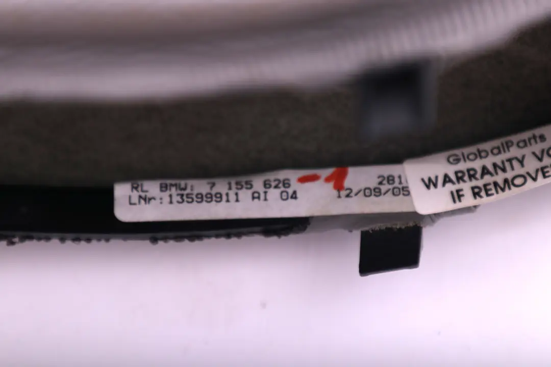 Grey Leather Handbrake Lever Cover Part to BMW 3 Series E90 E91 E92 with Part number 7155626 BMW 3 Series E90 E91 E92 Grey Leather Handbrake Lever Cover Part - SKU rhd-7155626-1 - Part number 7155626