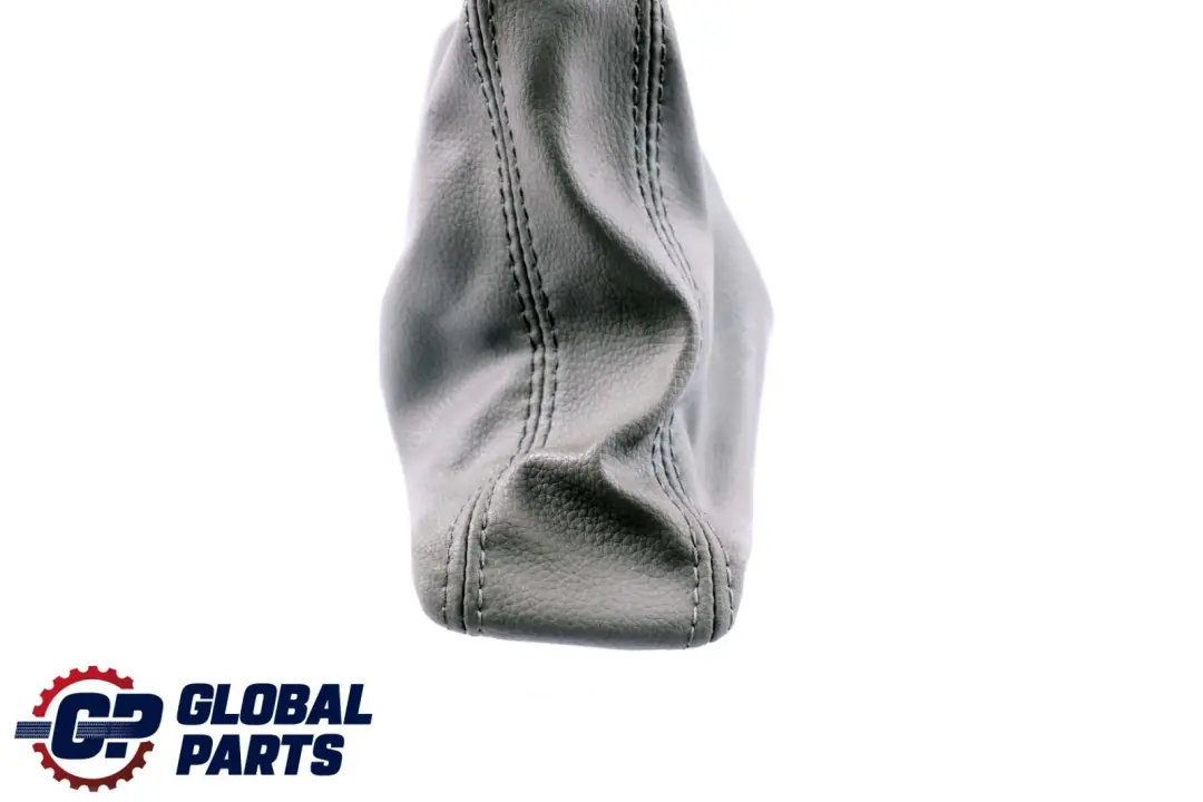 BMW 3 Series E90 E91 E92 E93 Grey Leather Handbrake Lever Cover Part 7137542 - SKU rhd-7155626 - Part number 7155626