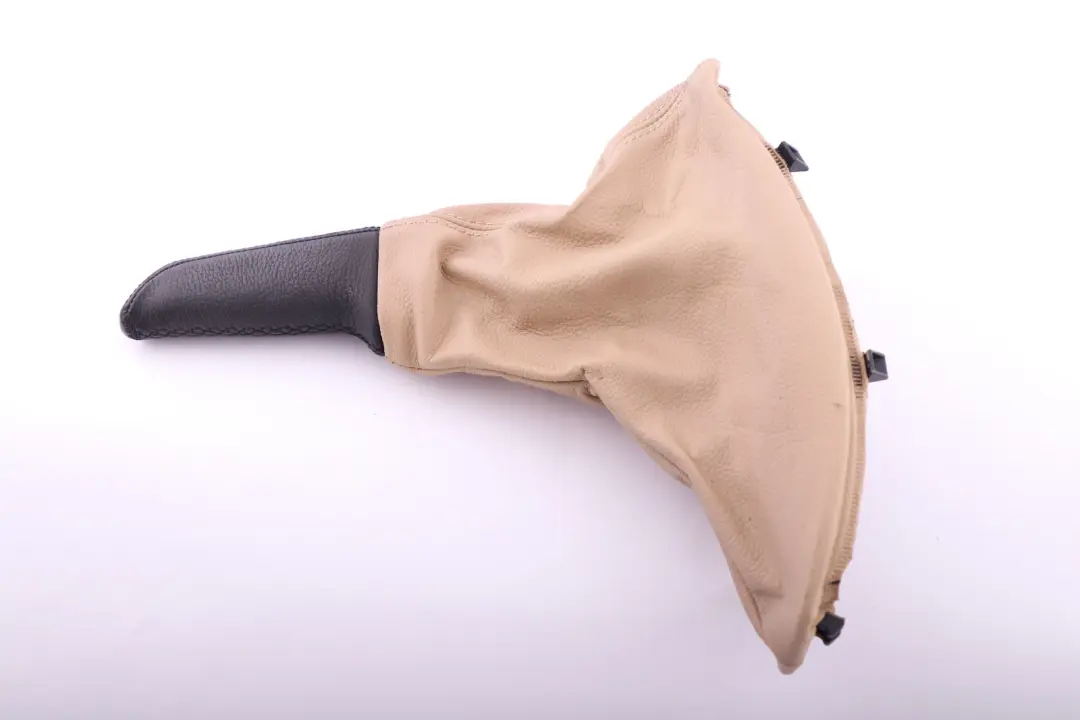 HANDBRAKE LEVER COVER SAVANNA BEIGE to BMW 3 Series E90 E91 E92 E93 LCI with Part number 7155627 BMW 3 Series E90 E91 E92 E93 LCI HANDBRAKE LEVER COVER SAVANNA BEIGE - SKU rhd-7155627 - Part number 7155627
