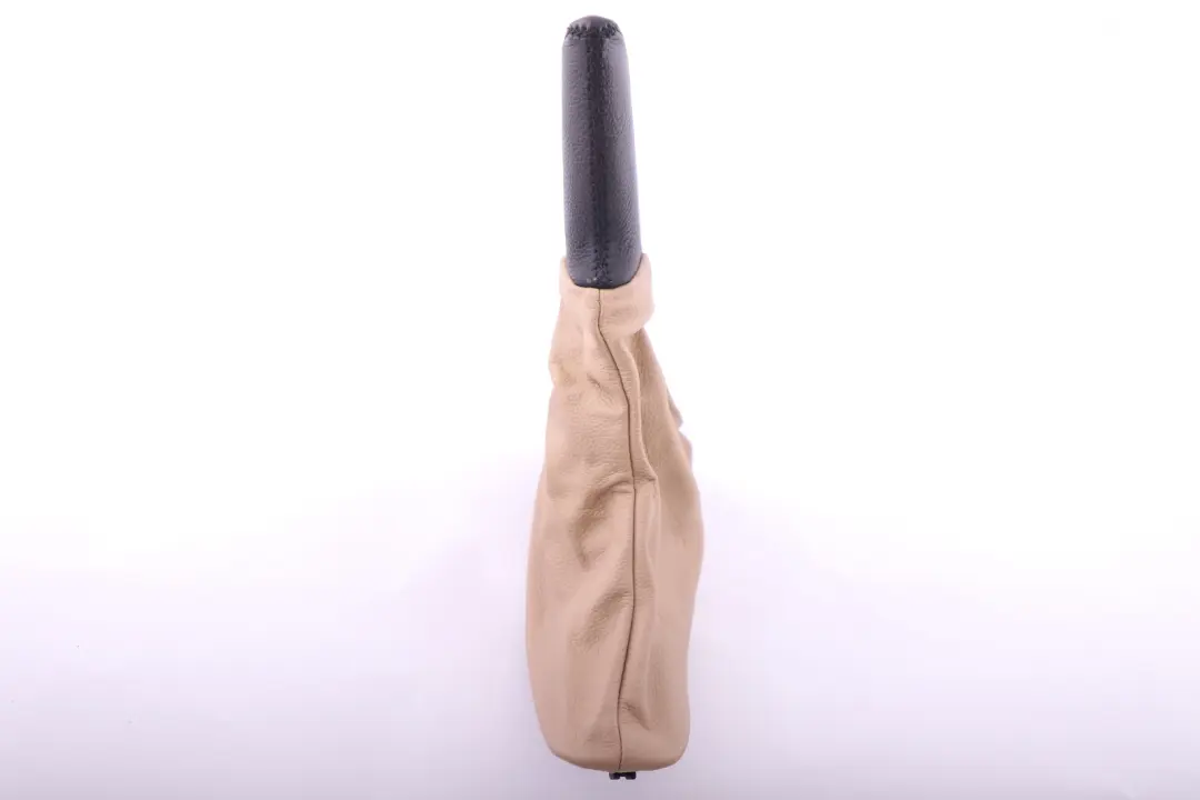 HANDBRAKE LEVER COVER SAVANNA BEIGE to BMW 3 Series E90 E91 E92 E93 LCI with Part number 7155627 BMW 3 Series E90 E91 E92 E93 LCI HANDBRAKE LEVER COVER SAVANNA BEIGE - SKU rhd-7155627 - Part number 7155627