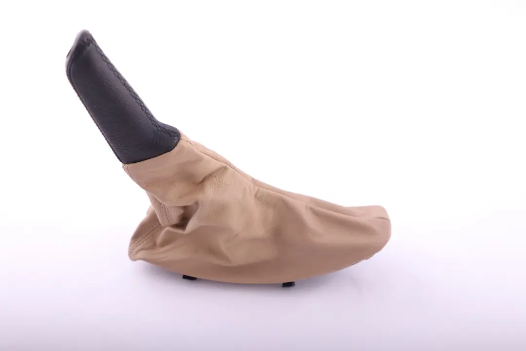 HANDBRAKE LEVER COVER SAVANNA BEIGE to BMW 3 Series E90 E91 E92 E93 LCI with Part number 7155627 BMW 3 Series E90 E91 E92 E93 LCI HANDBRAKE LEVER COVER SAVANNA BEIGE - SKU rhd-7155627 - Part number 7155627