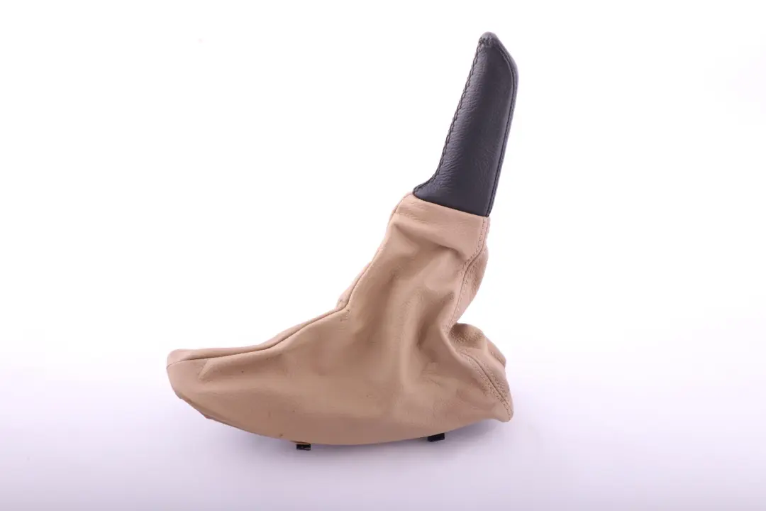 HANDBRAKE LEVER COVER SAVANNA BEIGE to BMW 3 Series E90 E91 E92 E93 LCI with Part number 7155627 BMW 3 Series E90 E91 E92 E93 LCI HANDBRAKE LEVER COVER SAVANNA BEIGE - SKU rhd-7155627 - Part number 7155627