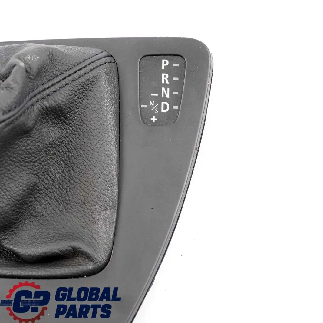 Selector Selecting Lever Surround Cover Black to BMW 3 Series E90 E91 E92 LCI Gear with Part number 7155646 BMW 3 Series E90 E91 E92 LCI Gear Selector Selecting Lever Surround Cover Black - SKU rhd-7155646-1 - Part number 7155646