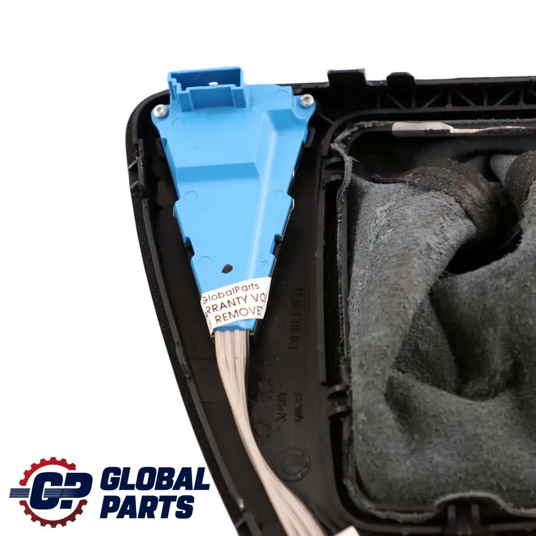 Selector Selecting Lever Surround Cover Black to BMW 3 Series E90 E91 E92 LCI Gear with Part number 7155646 BMW 3 Series E90 E91 E92 LCI Gear Selector Selecting Lever Surround Cover Black - SKU rhd-7155646-4 - Part number 7155646