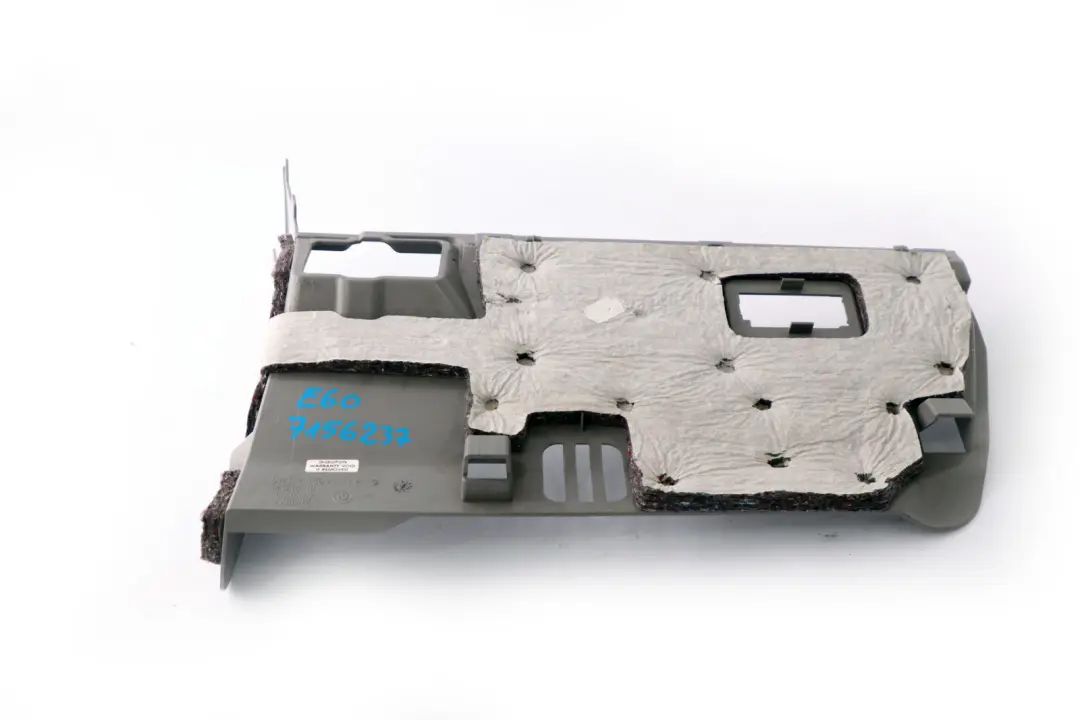 Passenger's Footwell Trim Panel Bottom Grey to BMW 5 Series E60 E61 Cover with Part number 7156235 BMW 5 Series E60 E61 Cover Passenger's Footwell Trim Panel Bottom Grey - SKU rhd-7156237 - Part number 7156235