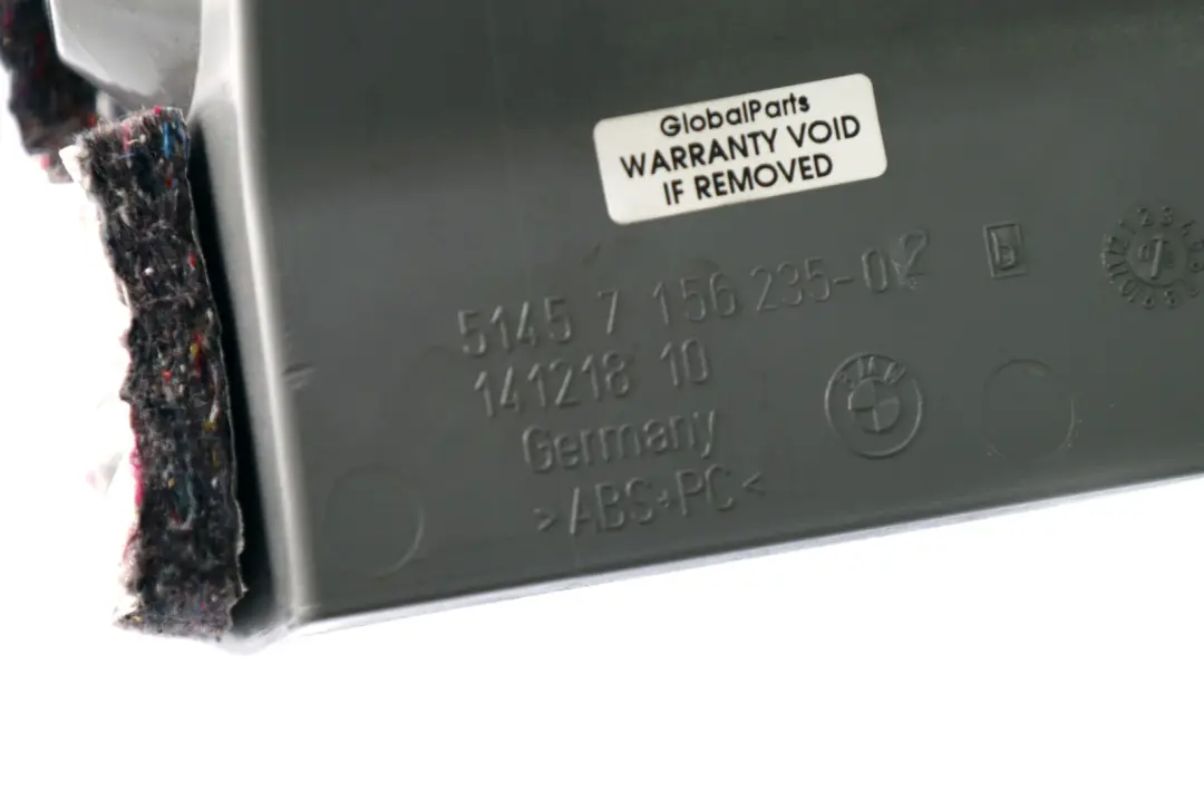 Passenger's Footwell Trim Panel Bottom Grey to BMW 5 Series E60 E61 Cover with Part number 7156235 BMW 5 Series E60 E61 Cover Passenger's Footwell Trim Panel Bottom Grey - SKU rhd-7156237 - Part number 7156235