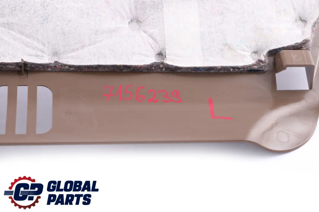 Passenger's Footwell Trim Panel Bottom Brown to BMW 5 Series E60 E61 Cover with Part number 7156235 BMW 5 Series E60 E61 Cover Passenger's Footwell Trim Panel Bottom Brown - SKU rhd-7156239 - Part number 7156235