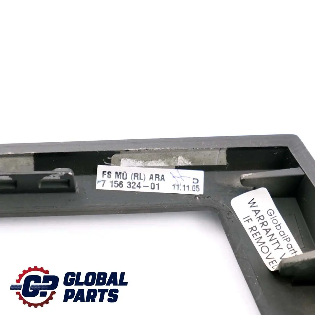 BMW 5 Series E60 E61 Wooden Strip Dash Trim Cover Right O/S Maple Sycamore - SKU rhd-7156324 - Part number 7156324