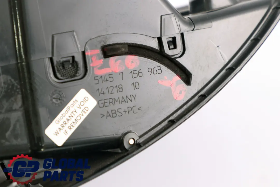 BMW 5 Series 6 E60 E61 LCI Hinged Storage Compartment In Dashboard 7156963 - SKU rhd-7156963-6 - Part number 7156964