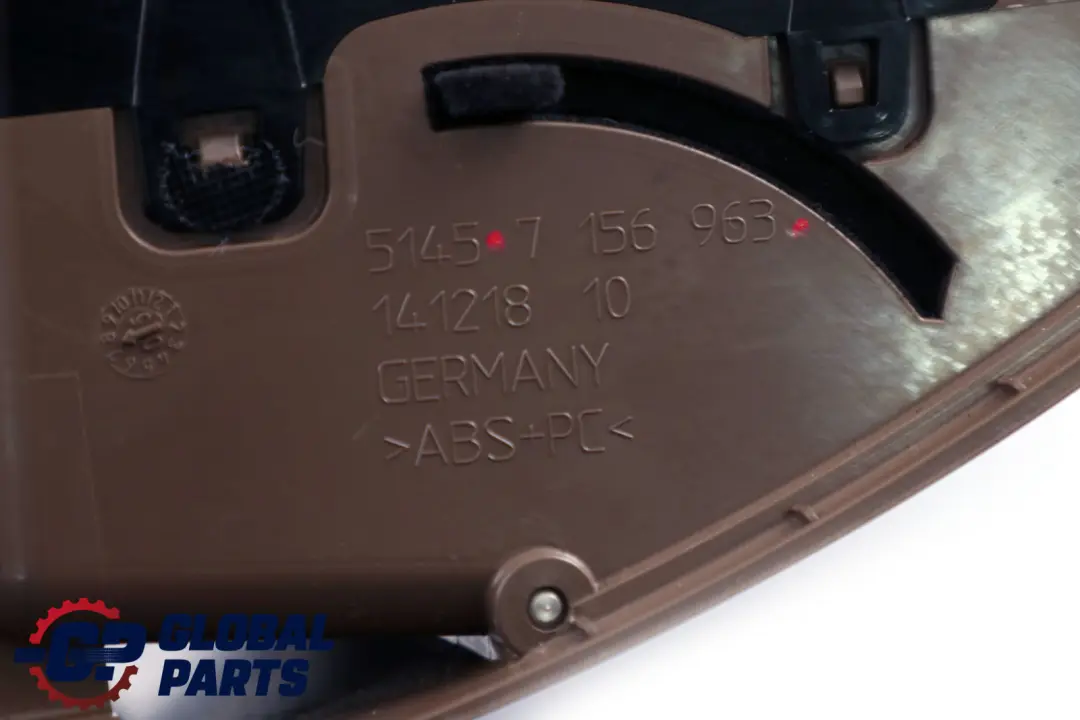 Hinged Storage Compartment In Dashboard Trüffelbraun to BMW 5 Series E60 E61 LCI with Part number 7156967 BMW 5 Series E60 E61 LCI Hinged Storage Compartment In Dashboard Trüffelbraun - SKU rhd-7156967 - Part number 7156967