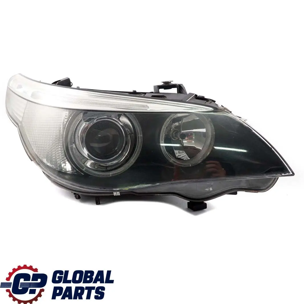 BMW E60 E61 Headlight Headlamp Bi-Xenon Xenon Front Lamp Right O/S Lamp - SKU rhd-7160196 - Part number 7160196