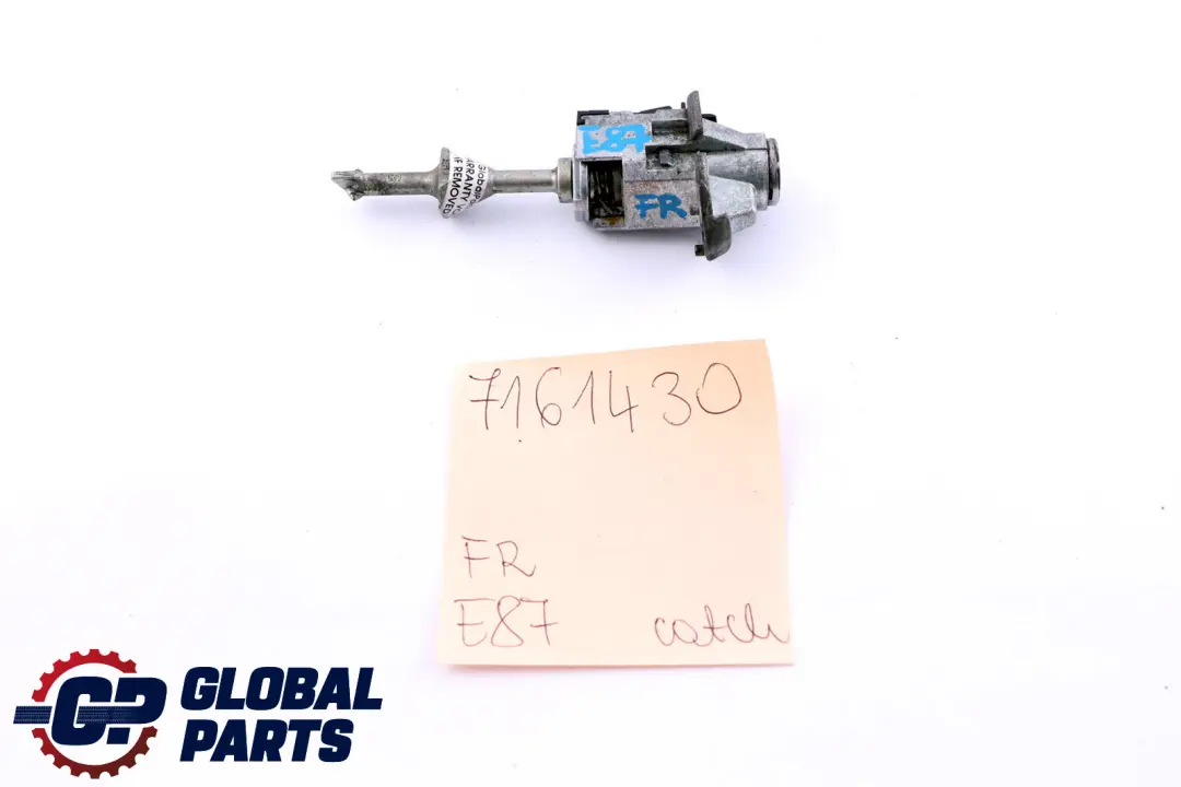 Catch Lock Cylinder Front Driver Handle to BMW 1 Series E81 E82 E87 E87N LCI E88 with Part number 7161430 BMW 1 Series E81 E82 E87 E87N LCI E88 Catch Lock Cylinder Front Driver Handle - SKU rhd-7161430 - Part number 7161430