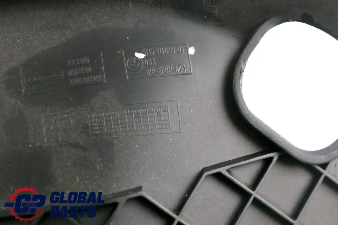 BMW X5 Series E70 Panel Trim Door Entrance Left N/S Black - SKU rhd-7161793 - Part number 7161793