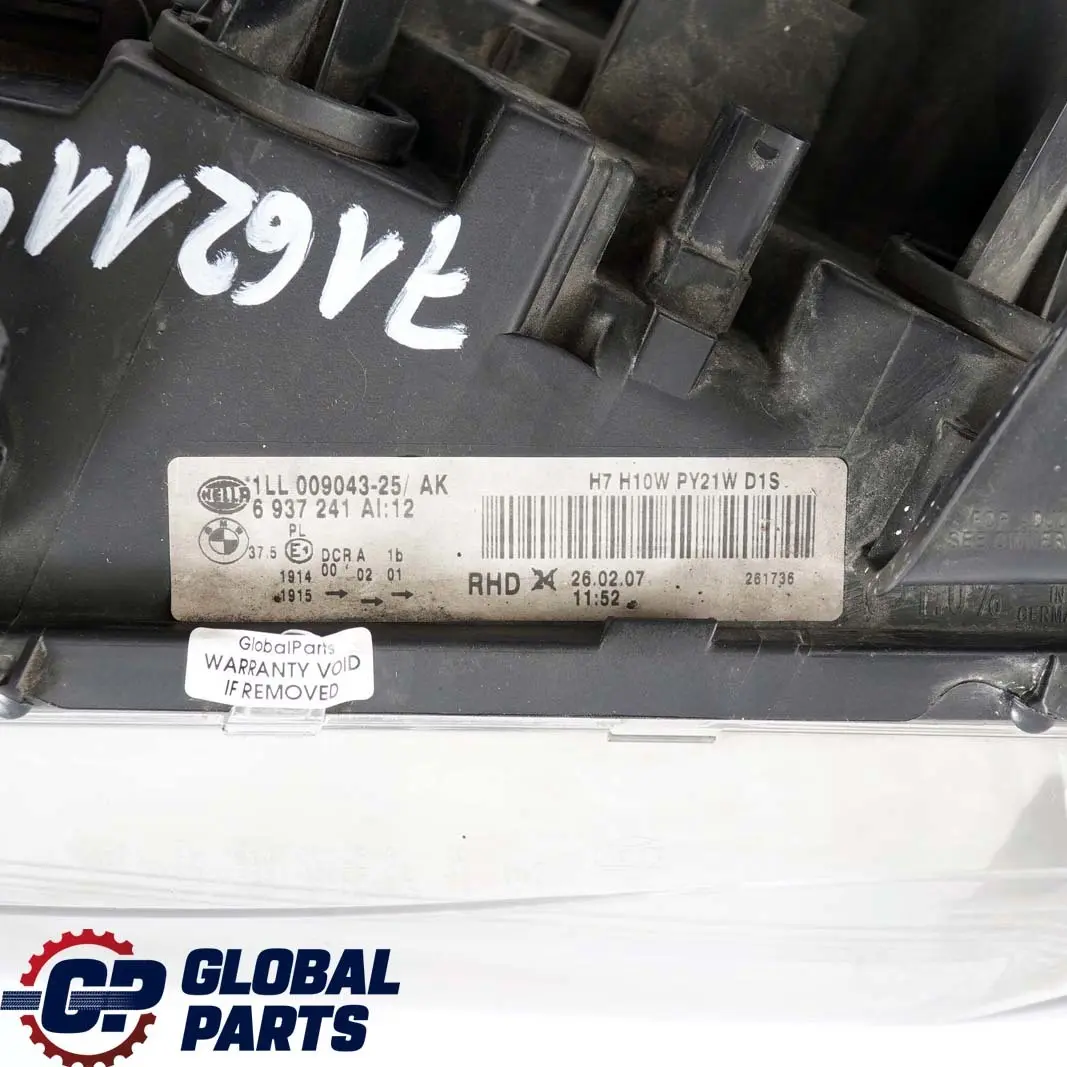 Front Headlight Headlamp Lamp Xenon Left N/S 6937241 BMW 7 Series E65 E66 E67 - SKU rhd-7162119 - Part number 7162119